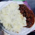 El cooksnap de miikaa cuando hizo Corazón en salsa con puré de papas.