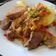 El cooksnap de María Victoria cuando hizo Bifes a la criolla.