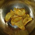 El cooksnap de Stefany Carrion cuando hizo Pie de manzana frito (en masa wantán).