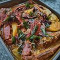 Cooksnap Ziana Chesaad semasa beliau membuat Gulai ketam tumis darat.