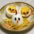 ポコＰＯＫＯ's cooksnap of when they made 【ひよこのデビルドエッグ】イースターに！.