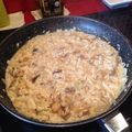 El cooksnap de Elena cuando hizo Risotto de arroz largo con champiñones.