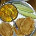 Reema का कुकस्नैप जब उन्होंने आलू मटर की सब्जी (aloo matar ki sabzi recipe in Hindi) बनाया था।