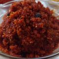 Juli Dave का कुकस्नैप जब उन्होंने आम अचार का मसाला (Aam achar ka masala recipe in hindi) बनाया था।