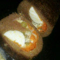 El cooksnap de Eli Acuña cuando hizo Pan de carne relleno.