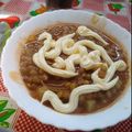 El cooksnap de Lucas robles krauss cuando hizo Fideos con Salsa de Queso Crema, Ciboulette y Atún.