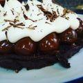 El cooksnap de Kele cuando hizo Marquise de chocolate con dulce de leche y crema.