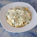 El cooksnap de Mar Blanco cuando hizo Macarrones con brócoli, calabacín y nata 🥦🥒 + 🧀🥛.