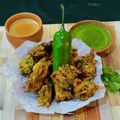 Sangita Kalra's cooksnap of when they made Pyaz pakoda.