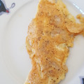 El cooksnap de Laura cuando hizo Tortilla de gambas+tomate.