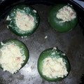 El cooksnap de Emii Domizi cuando hizo Zapallitos rellenos-vegetarianos.