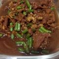 Cooksnap dari neneng karyanah untuk resep Tumis buncis beef belly slice