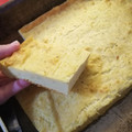 El cooksnap de Camila cuando hizo Fainá de queso y polenta.