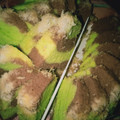 Cooksnap dari Wienski Lv untuk resep Bolu cokelat pandan kukus