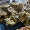 El cooksnap de Romina Acri cuando hizo Repollitos de bruselas con salsa blanca y queso gratinado.