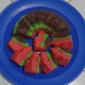 Cooksnap dari Ennung Komala Dewi untuk resep Rainbow cake kukus mudah dan praktis