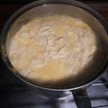 El cooksnap de yulima1306 cuando hizo Espaguetis con camarones.