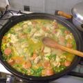 El cooksnap de Guillermo Pizarroso De Iquique cuando hizo Arroz con mariscos pollo y chorizo.