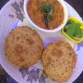 Rinku Aggarwal Goel's cooksnap of when they made Bedmi puri and aalo tamater masala wale.
