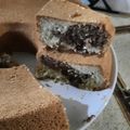 El cooksnap de Tatiana Alvez cuando hizo Budín 25 cucharadas marmolado.