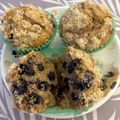 El cooksnap de Laucita cuando hizo Muffins de arándanos integral.