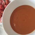 El cooksnap de Irene-Guirao cuando hizo Salmorejo.