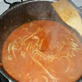 El cooksnap de maria florencia cuando hizo Guiso de fideos con carne.