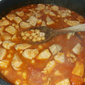 El cooksnap de eva cuando hizo Pavo estofado con garbanzos.