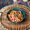 Cooksnap Salina Jalaludin semasa beliau membuat Acar timun asam boi.