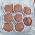 El cooksnap de Romina Flores cuando hizo Muffins de banana y cacao.