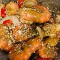 Cooksnap Erma Yusnida semasa beliau membuat Udang  Nestum.