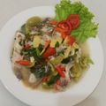 Cooksnap dari Lenny Rachman untuk resep Sup ikan gurame, kuah gurih, pedas, asam, segar