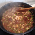 El cooksnap de boladeras cuando hizo Albóndigas con sepia y colas de langostino.
