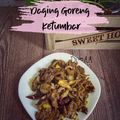 Cooksnap Salmah Hashim semasa beliau membuat Daging Goreng Ketumbar.