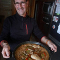 El cooksnap de Miguel Abad cuando hizo Paella del Prat.
