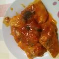 El cooksnap de Ignacio Rodriguez cuando hizo Palometa con tomate y pimientos.