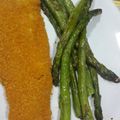 El cooksnap de Lara Leo cuando hizo Espárragos salteados.