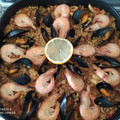 El cooksnap de Renata Moura cuando hizo Paella de marisco.