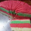 Cooksnap dari Serin Halimah untuk resep Bolu Pelangi (Kukus/Steam)