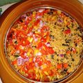 Bilkisu Buba Abdulhamid's cooksnap of when they made Dambun couscous.