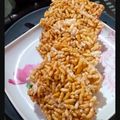  Minakshi Shariya का कुकस्नैप जब उन्होंने गुड़ मुरमुरा चिक्की (gud murmura chikki recipe in Hindi) बनाया था।
