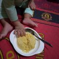 Cooksnap dari mega stya untuk resep Tim Kentang Telur (MPASI 9-11 M+)