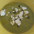 El cooksnap de silvia cuando hizo Vichyssoise de calabacín con feta y hierbabuena.