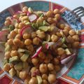 El cooksnap de Raquel García cuando hizo Ensalada tibia de garbanzos especiados, aliño de aguacate y toque de hierbabuena.