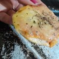 El cooksnap de Vivian Fidel cuando hizo Mini pizzetas al sartén.