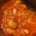 El cooksnap de Laura Bolivar Fernández cuando hizo Albóndigas con tomate.
