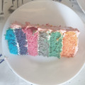 El cooksnap de Delia Torres cuando hizo Rainbow cake.