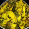Srivastava Neha's cooksnap of when they made Methi Aalu dry veg.