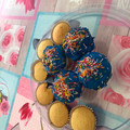 El cooksnap de Verónica Regner cuando hizo Cupcakes de vainilla decorados.