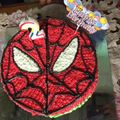 Cooksnap dari Eva Novita untuk resep Kue ulang tahun karakter spiderman  base red velvet cake